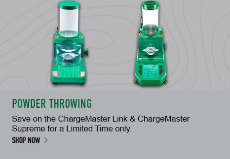 The ChargeMaster Powder Throwers on discount for a limited time only